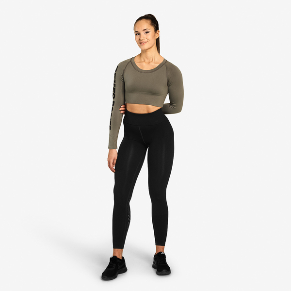 Better Bodies Crop-top Bowery Washed Green, XS - 2