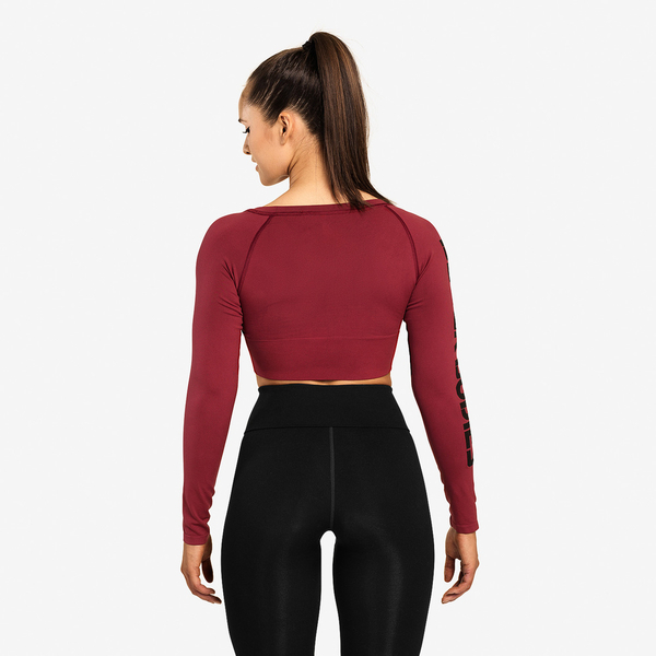 Better Bodies Crop-top Bowery Sangria Red - 2