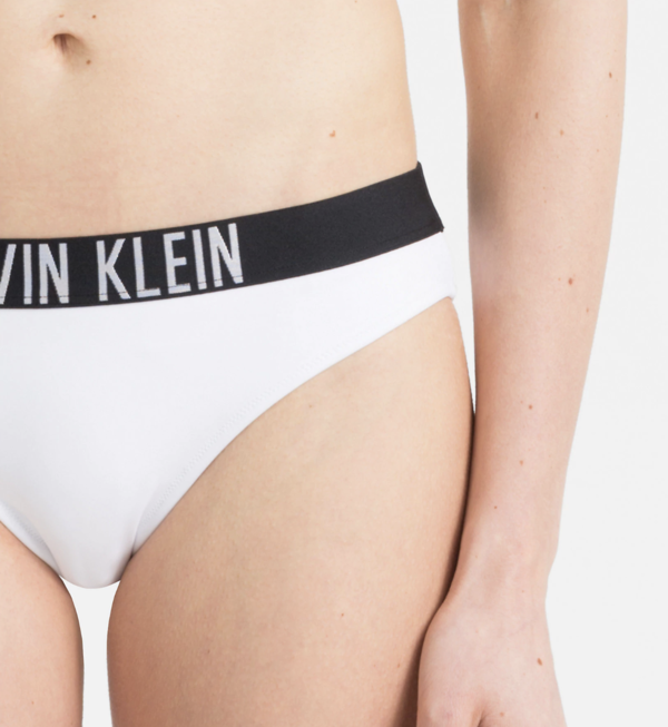 Calvin Klein Plavky Classic Bikini Biele Spodní Diel - 2