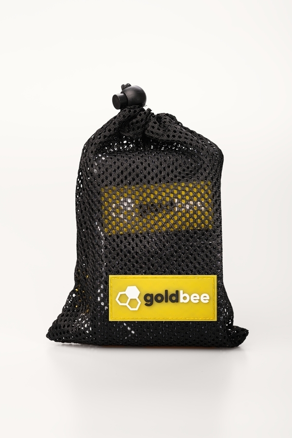GoldBee Textilná Odporová Guma - Čierná Mramorova - 2
