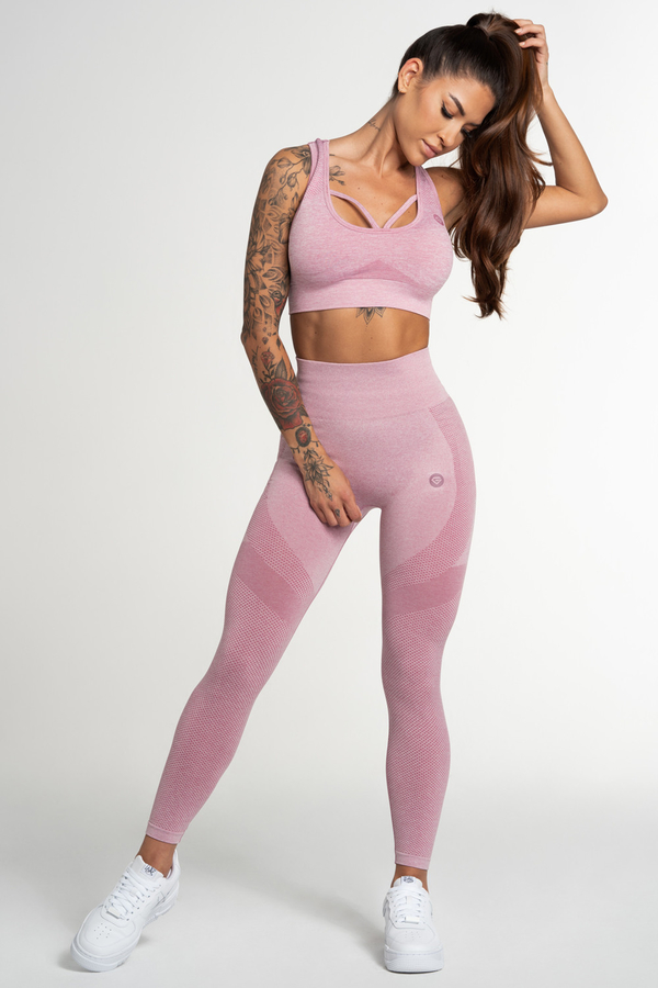Gym Glamour Legíny Bezšvíkové Pink Fusion, XS - 2