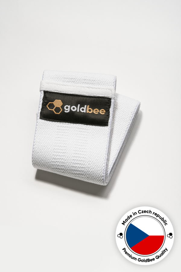 GoldBee Bavlnená Odporová Guma - White - 2