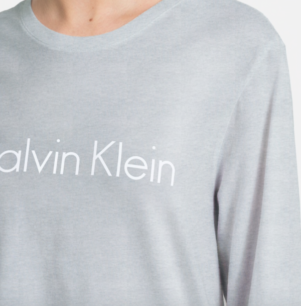Calvin Klein Tričko Logo Grey, L - 2