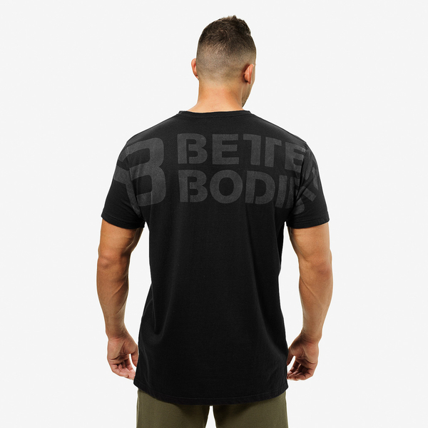 Better Bodies Tričko Stanton Oversize Wash Black, XL - 2