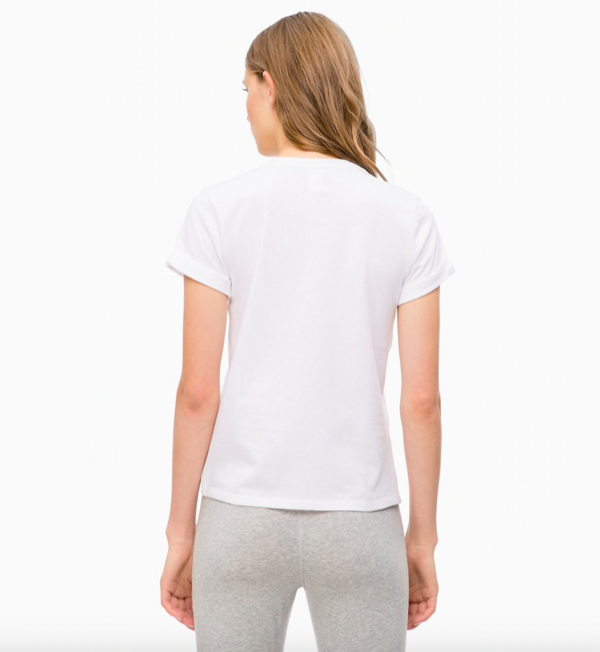 Calvin Klein Tričko 3D Logo White, S - 2