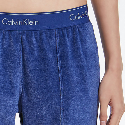 Calvin Klein Semišové Tepláky Modré - 2
