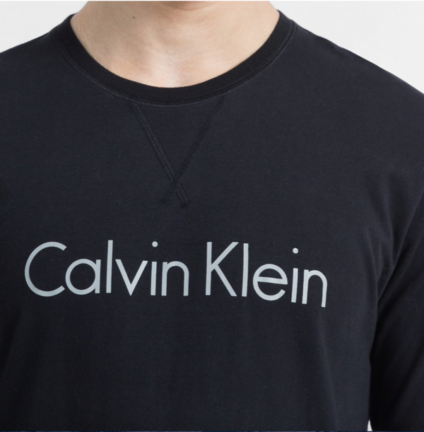 Calvin Klein Tričko S Dlhými Rukávmi Čierné - 3