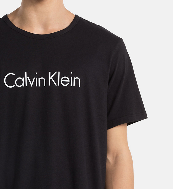 Calvin Klein Pánske Tričko Čierne, L - 3