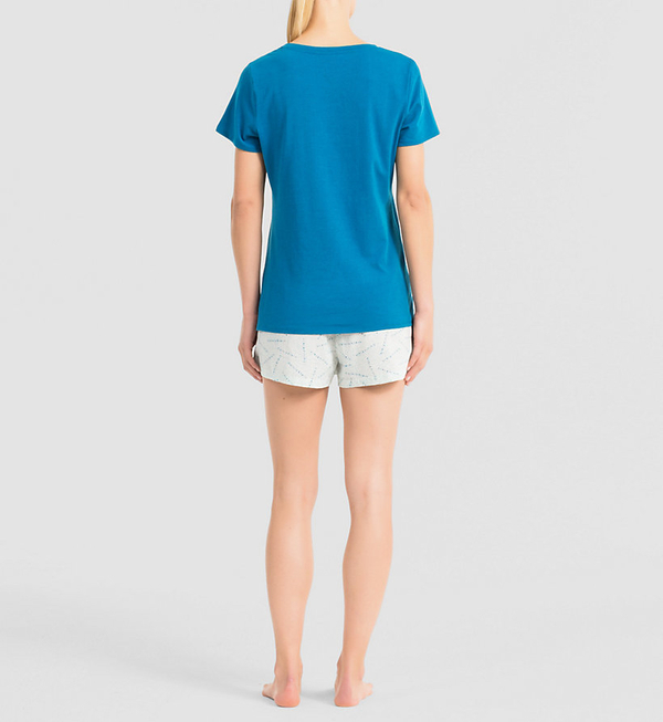 Calvin Klein Dámske Pyžamo Modré - 3