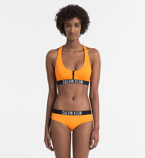 Calvin Klein Plavky Bikini Intense Power Oranžové Spodní Diel - 3