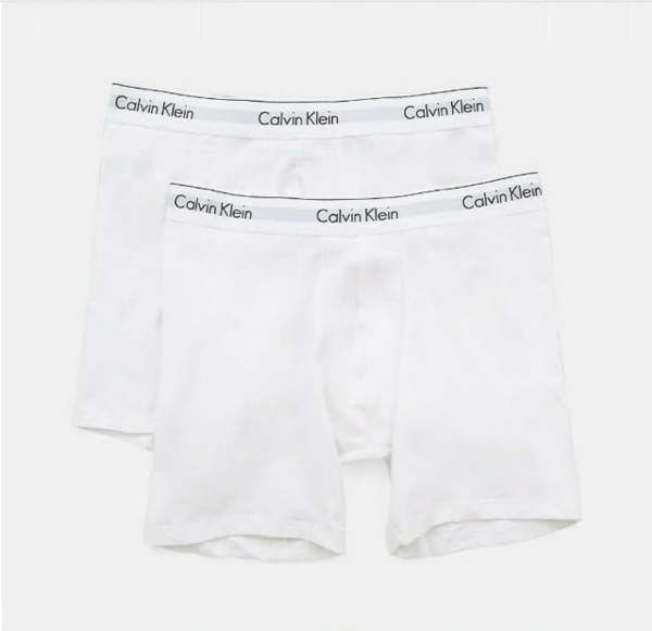 Calvin Klein 2Pack Boxerky Dlhé White, XL - 3