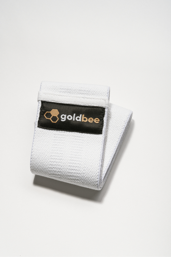 GoldBee Posilňovacia guma BeBooty White , S - 3