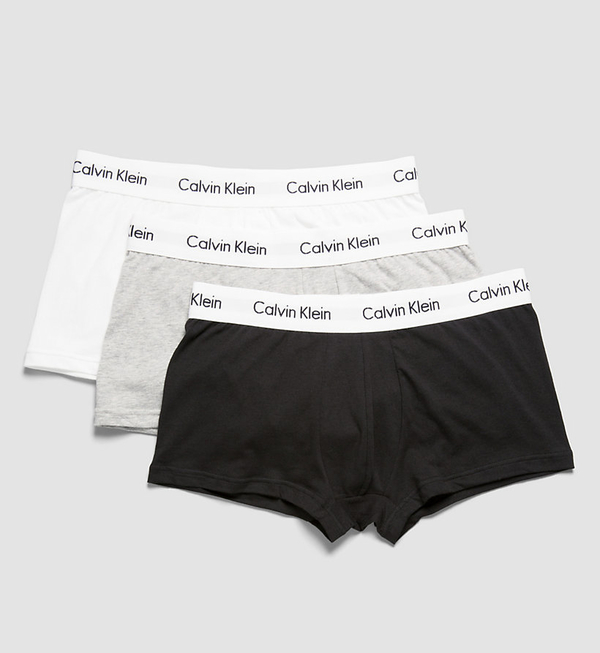 Calvin Klein 3Pack Boxerky Black, Grey&White LR - 3