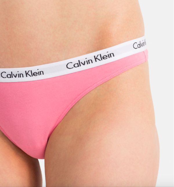 Calvin Klein Tangá Svetlo Ružové - 3