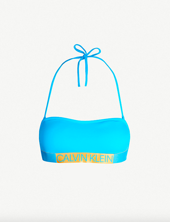 Calvin Klein Plavky Core Icon Maldive Blue Vrchní Diel, L - 3