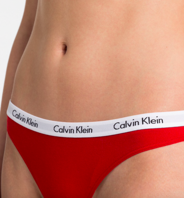 Calvin Klein Tangá Červené - 3