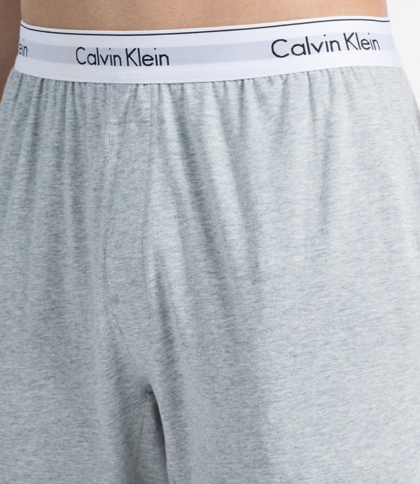 Calvin Klein PJ Kalhoty Bottoms Sivé - 3