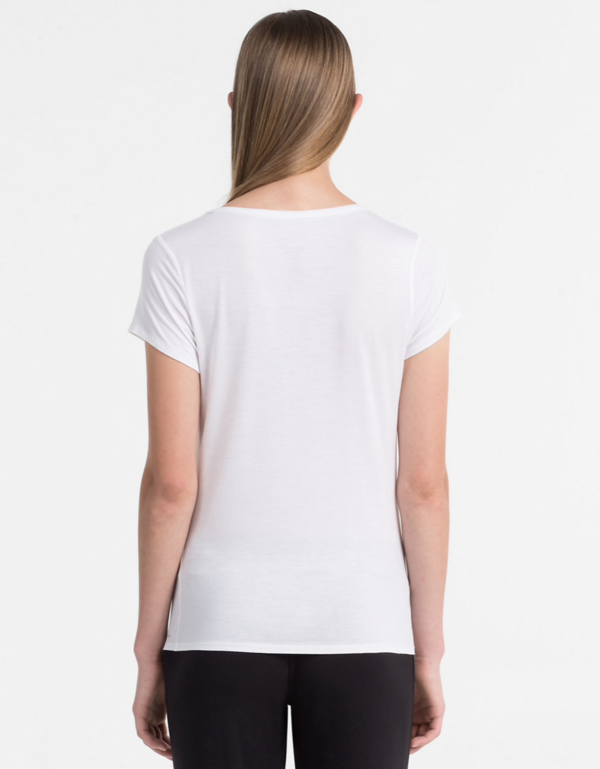 Calvin Klein Tričko Luxe White - 3