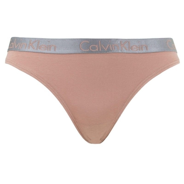 Calvin Klein 3Pack Tangá Tělová, Čierná a Světle Modrá, M - 3