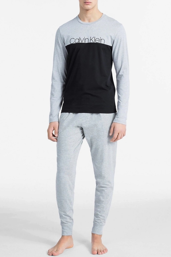 Calvin Klein Pánské Tričko Sivo-Cierné, XL - 3