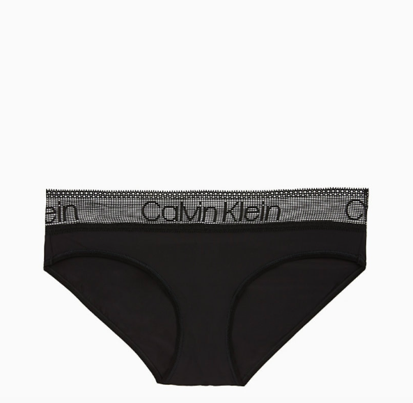 Calvin Klein Hipsters Logo Lace Čierné, L - 4
