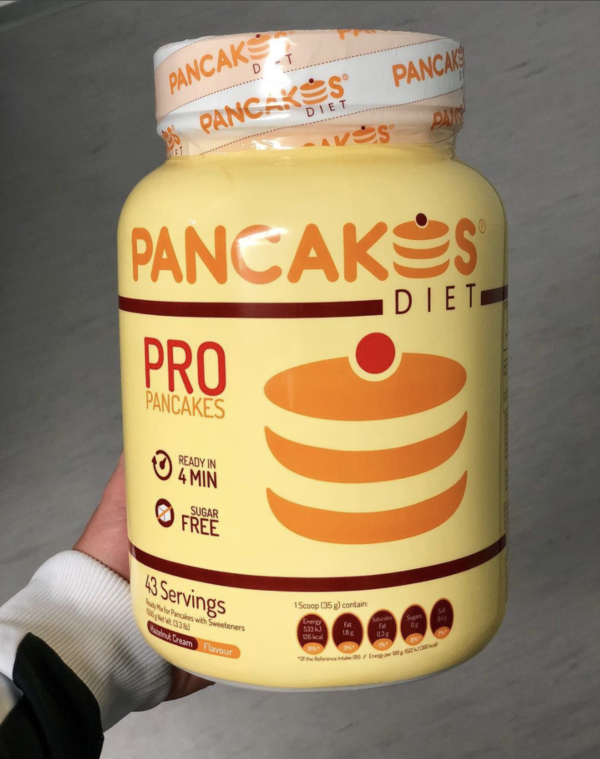 OvoWhite Pancakes Pro Hazelnut Cream 1500g - 4