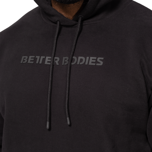 Better Bodies Mikina Logo Hoodie Black, XS - 4