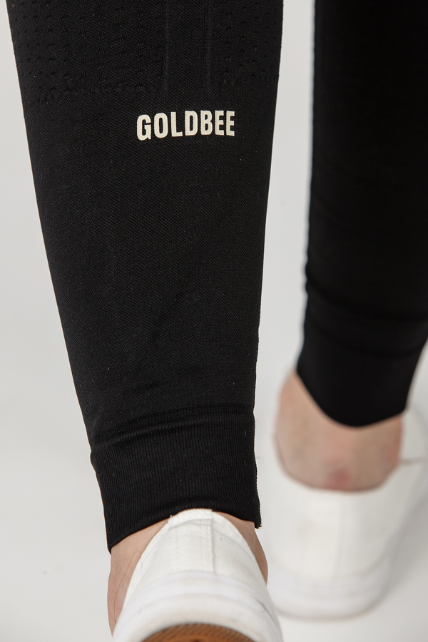 GoldBee Leggings BeSeamless GOLD Black, XS - 4