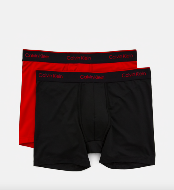 Calvin Klein 2Pack Boxerky Pro Air Red&Black, XL - 4