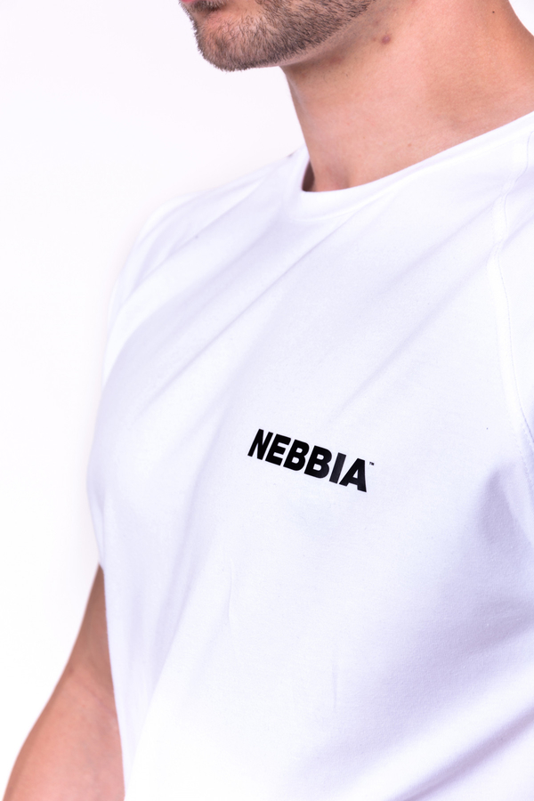 Nebbia Triko 143 90´s Hero Pánské Bielé - 6